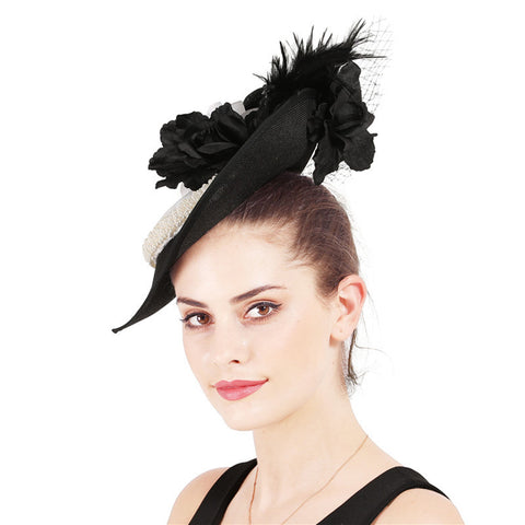 Image of Wedding Bridal Cocktail Fascinator Hat