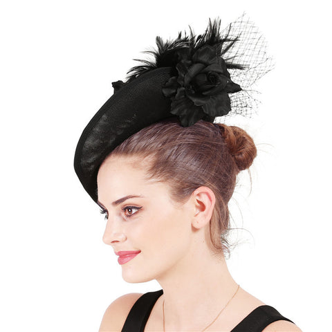 Image of Wedding Bridal Cocktail Fascinator Hat