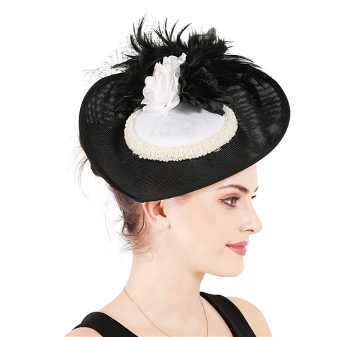 Image of Wedding Bridal Cocktail Fascinator Hat