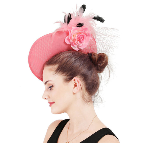 Image of Wedding Bridal Cocktail Fascinator Hat