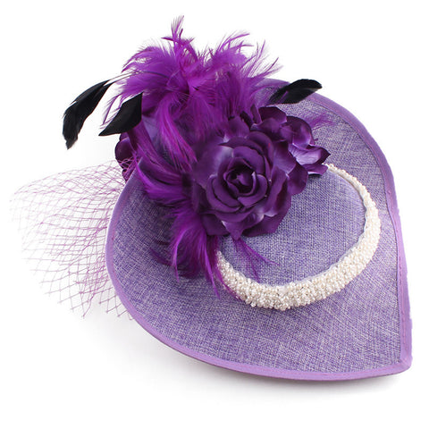 Image of Wedding Bridal Cocktail Fascinator Hat