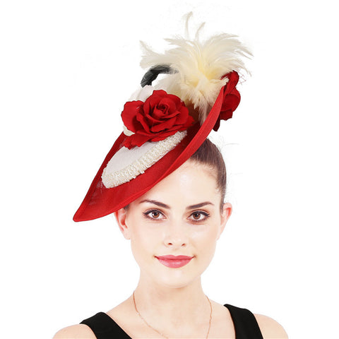 Image of Wedding Bridal Cocktail Fascinator Hat