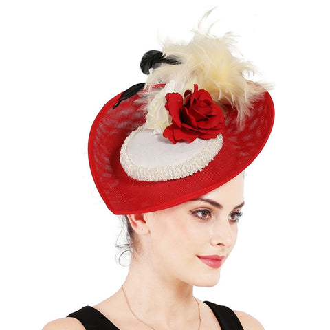 Image of Wedding Bridal Cocktail Fascinator Hat