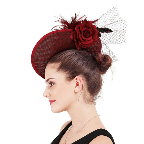 Image of Wedding Bridal Cocktail Fascinator Hat