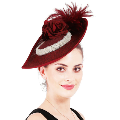 Image of Wedding Bridal Cocktail Fascinator Hat