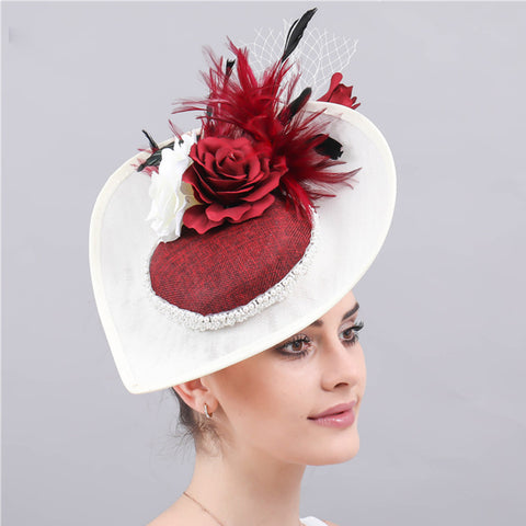 Image of Wedding Bridal Cocktail Fascinator Hat