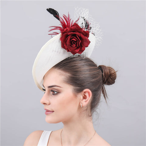 Image of Wedding Bridal Cocktail Fascinator Hat