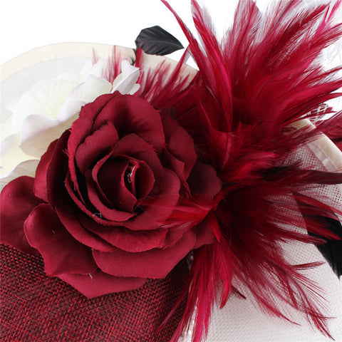 Image of Wedding Bridal Cocktail Fascinator Hat