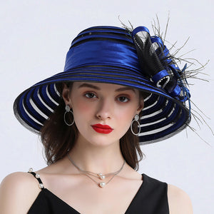 Women's Wide Brim Church Hat