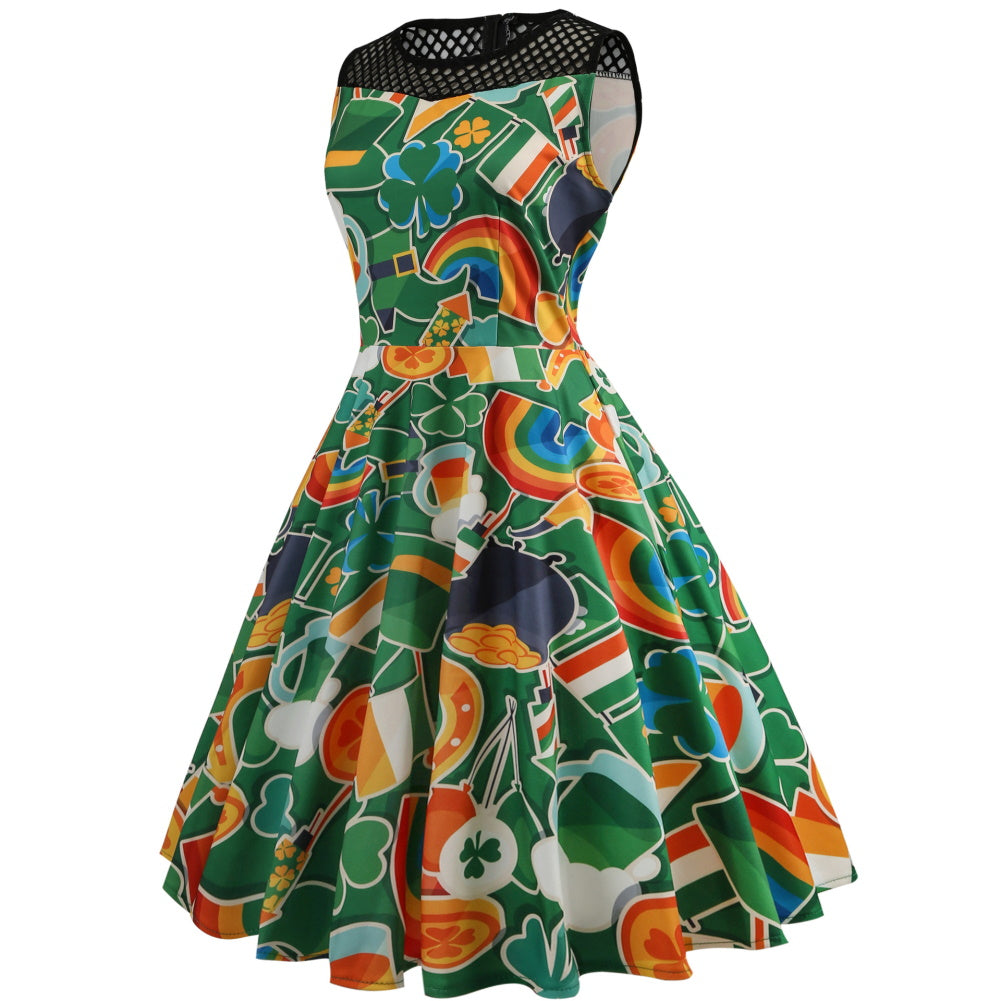 Audrey Hepburn Style Vintage Dress