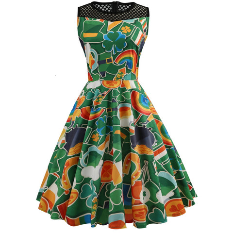 Image of Audrey Hepburn Style Vintage Dress