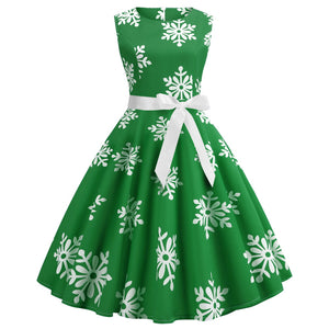 Bowknot Tunic Vintage Party Dress