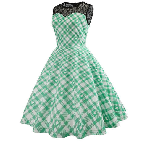 Image of Lace Split 1950's Vintage Party Dress