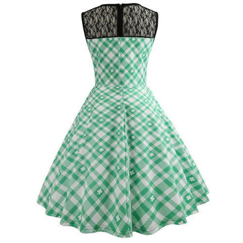 Image of Lace Split 1950's Vintage Party Dress