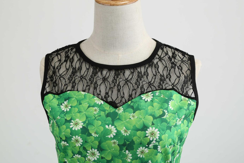 St. Patrick's 1950's Vintage Dress