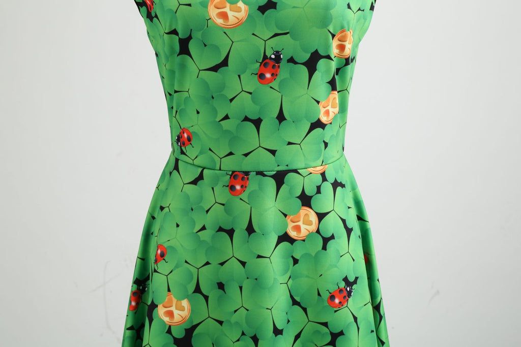 1950's Vintage Tea Party St. Patrick's Dress