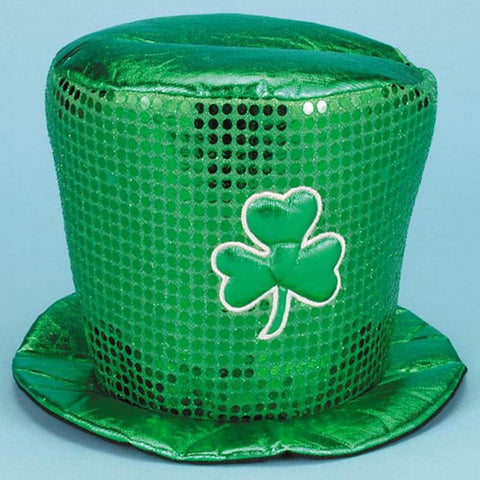 Image of St. Patrick's Day Green Clover Hat