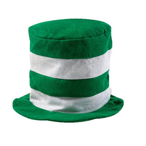 Image of St. Patrick's Day Striped Felt Hat