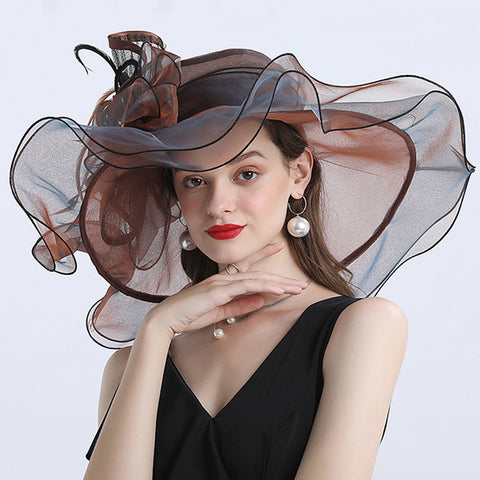 Image of Organza Kentucky Derby Hat For Women