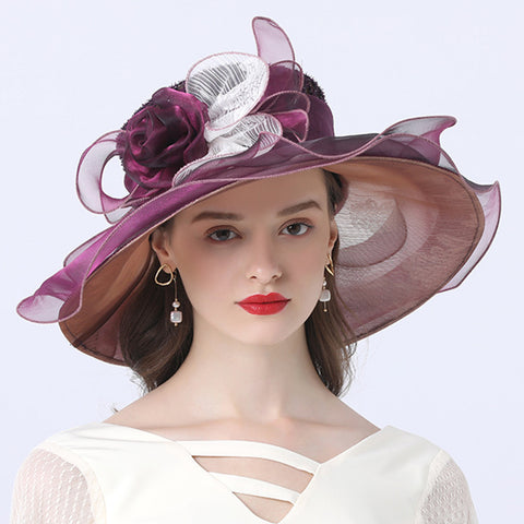 Image of Organza Kentucky Derby Hat For Women