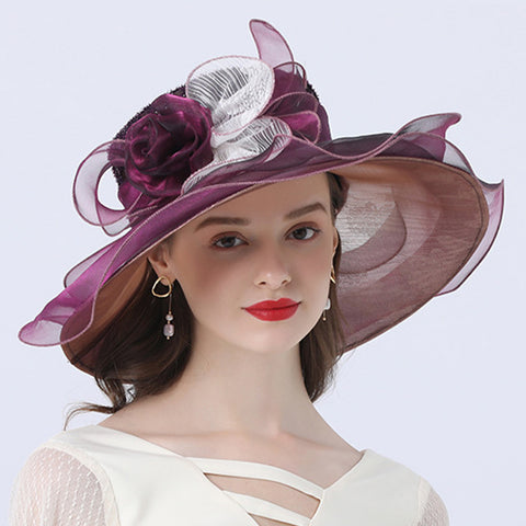 Image of Organza Kentucky Derby Hat For Women