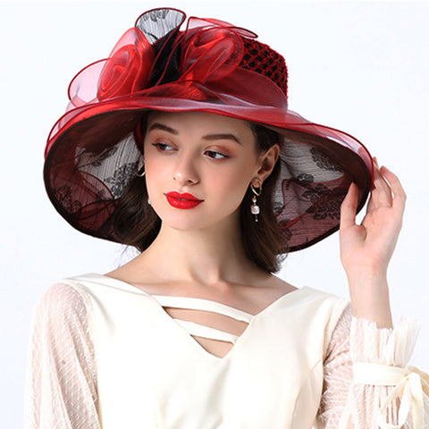 Image of Organza Kentucky Derby Hat For Women