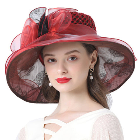 Image of Organza Kentucky Derby Hat For Women