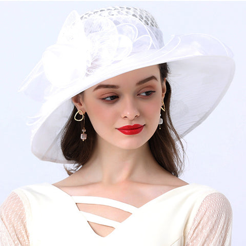 Image of Organza Kentucky Derby Hat For Women