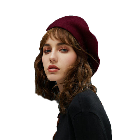 Image of Winter Stylish Beret Hat - Itopfox