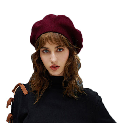 Image of Winter Stylish Beret Hat - Itopfox