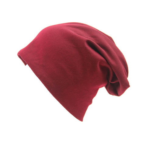 Image of Casual Cotton Knit Skully Beanie Hat - Itopfox