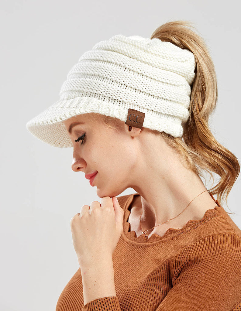 Chunky Cable Knit Skullies Beanie (With CC Label) - Itopfox