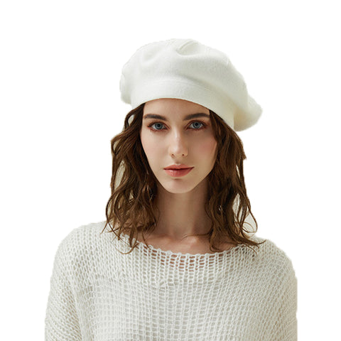 Image of Winter Stylish Beret Hat - Itopfox