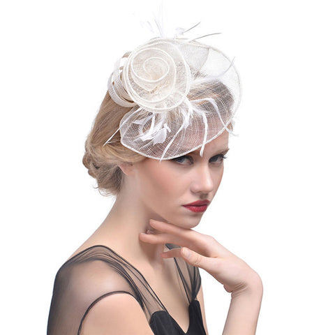 Image of Wedding Tea Party Cocktail Fascinator - Itopfox