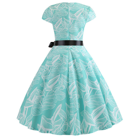 Image of 1950's Bowknot Vintage Cocktail Party Dress - Itopfox