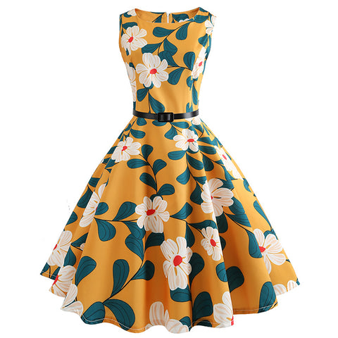 Image of 1950's Retro Hepburn  Cocktail Dress - Itopfox