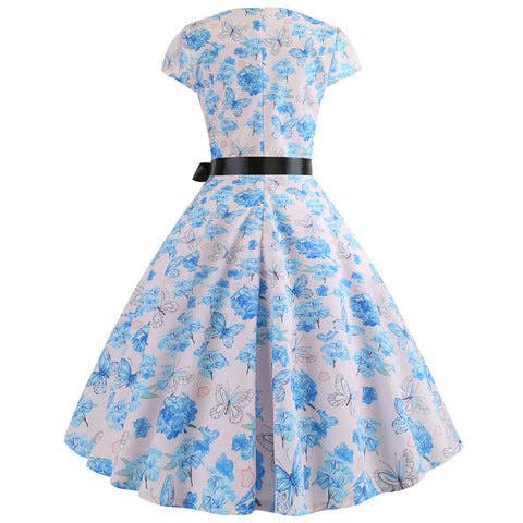Image of 1950's Bowknot Vintage Cocktail Party Dress - Itopfox