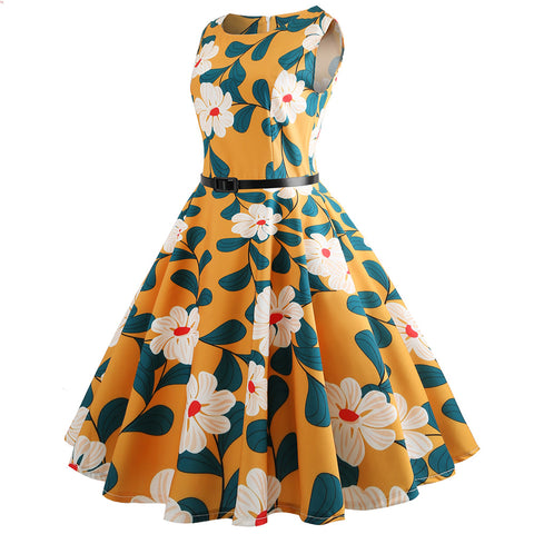 Image of 1950's Retro Hepburn  Cocktail Dress - Itopfox